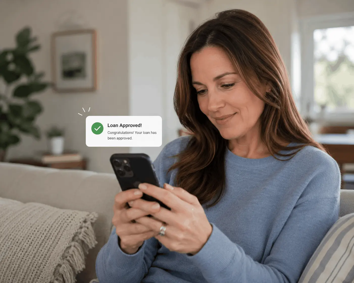 Get your loan in three steps